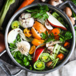 How to make Vegetable Broth!  A nutritious and deeply flavorful recipe for Vegetable stock to enhance your soups, risottos, sauces, and more.  Adaptable and easy to make!