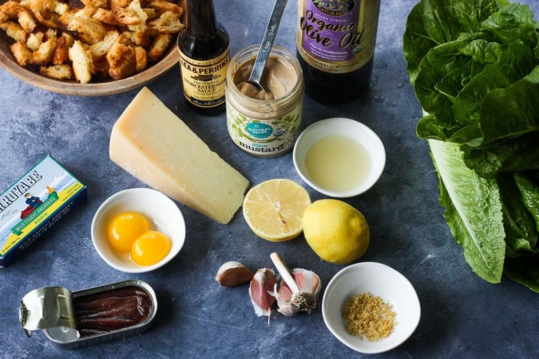 ingredients in Caesar salad