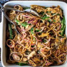 Green Bean Casserole (vegan) -image