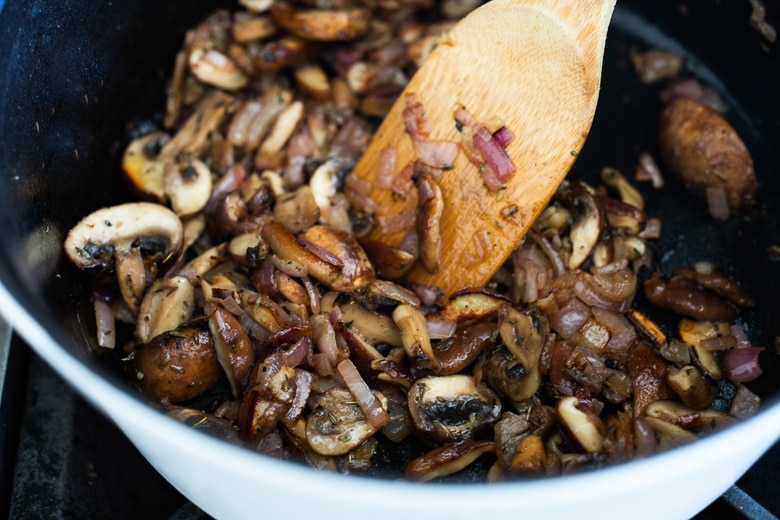 sautéed mushrooms