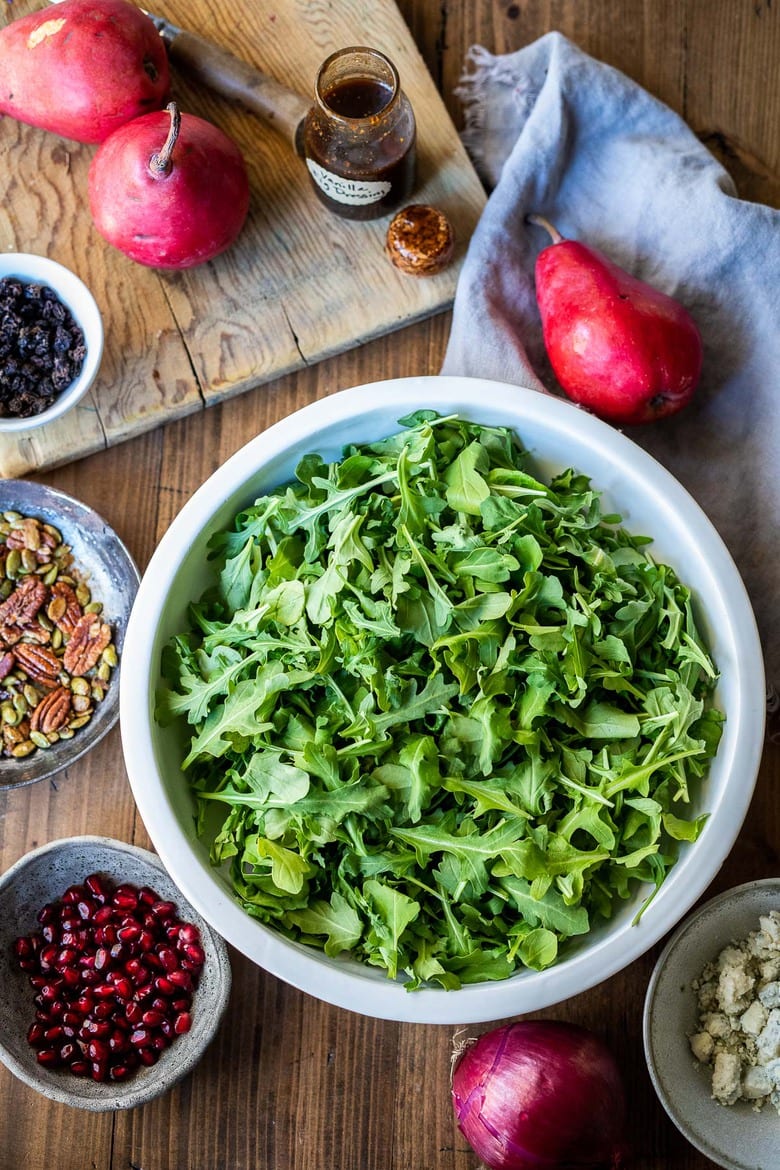 ingredients in pear salad