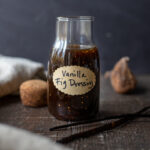 Vanilla Fig Dressing- a delicious fall-inspired dressing perfect for pear salads, or apple salads. Vegan and Gluten free.