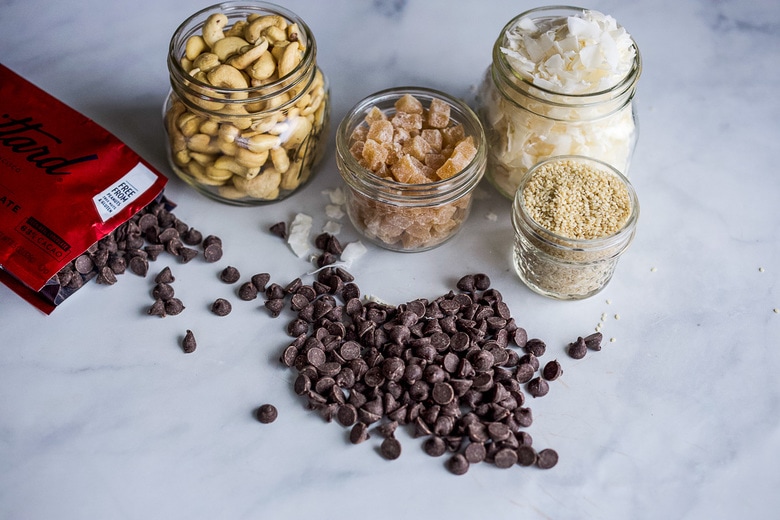 ingredients in chocolate bark