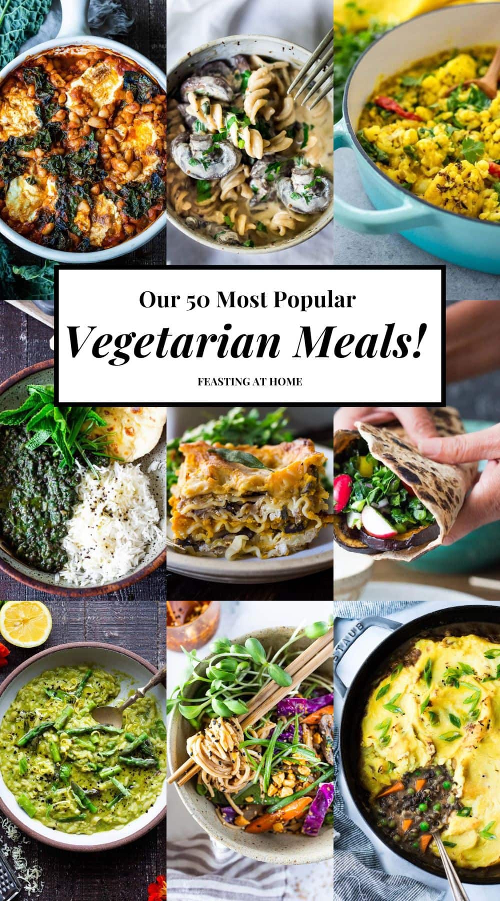 50 Best Vegetarian Recipes!