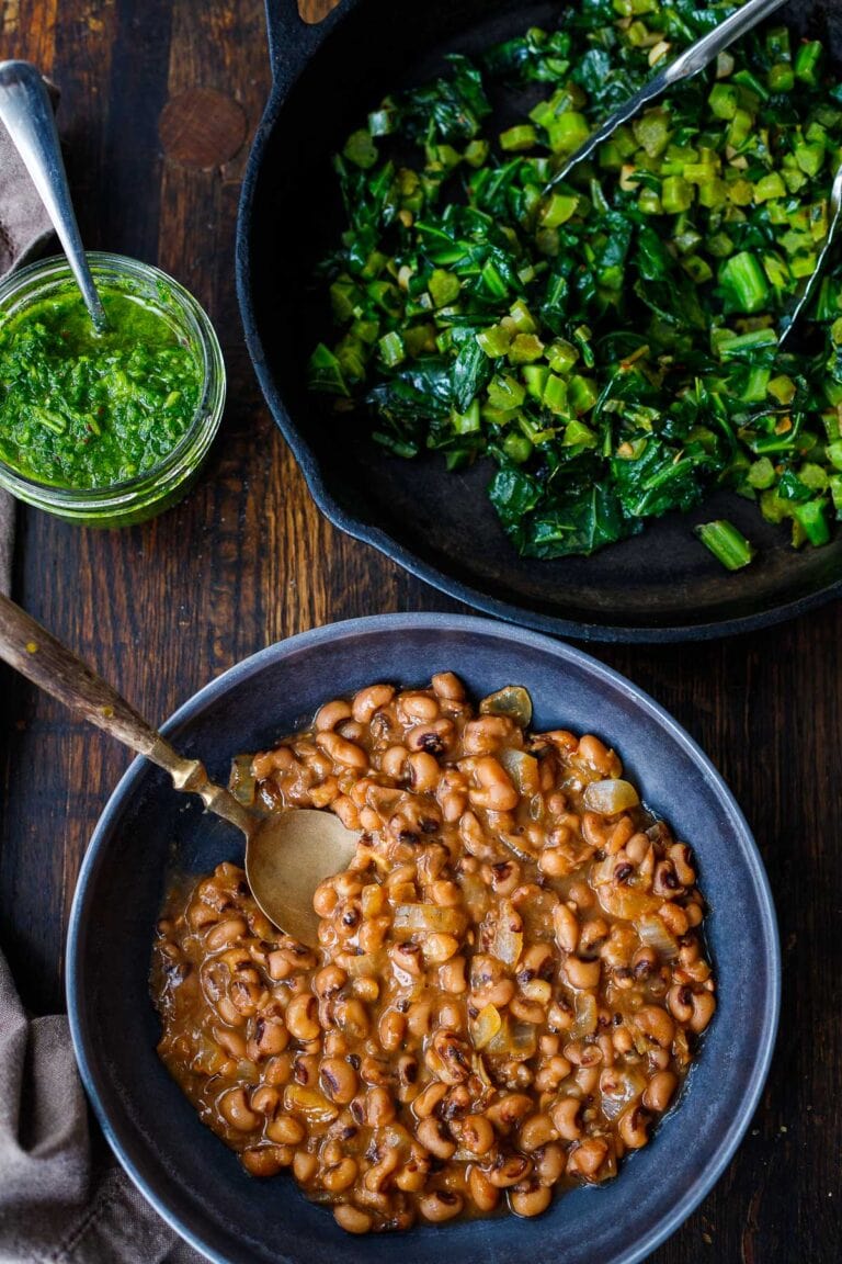Smoky Black-Eyed Peas and Collard Greens | Feasting At Home