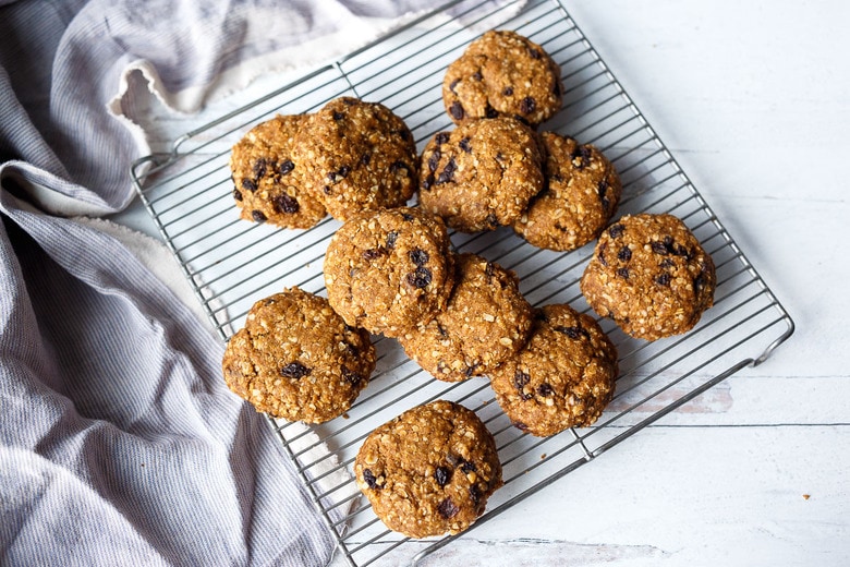 cookies on a cooling rack