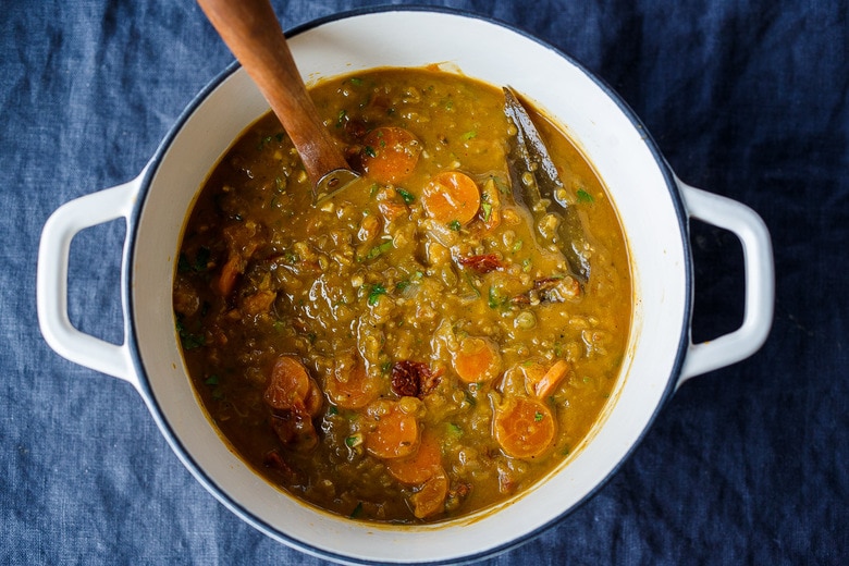 Mediterranean Split Pea Soup