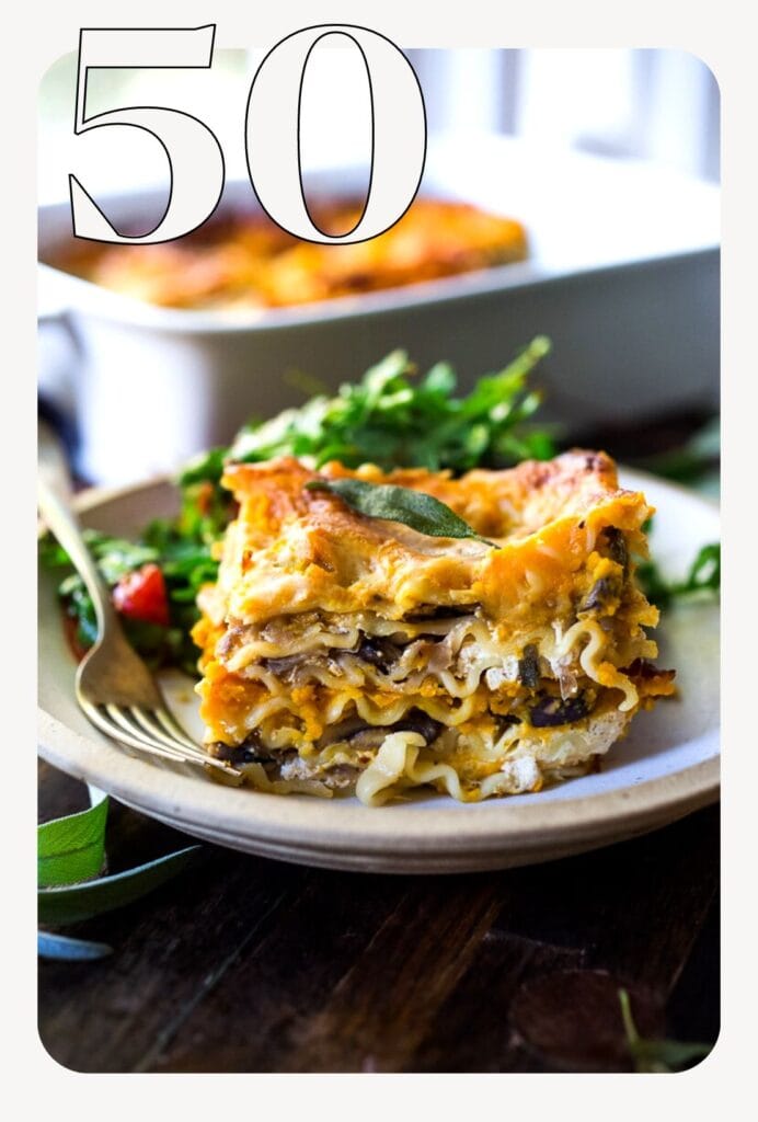 Our 50 Most Popular Vegetarian Dinner Recipes! Cozy, hearty, easy and delicious! All tried and true and sure to please.