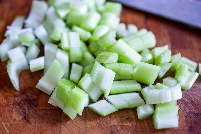 chopped Celery