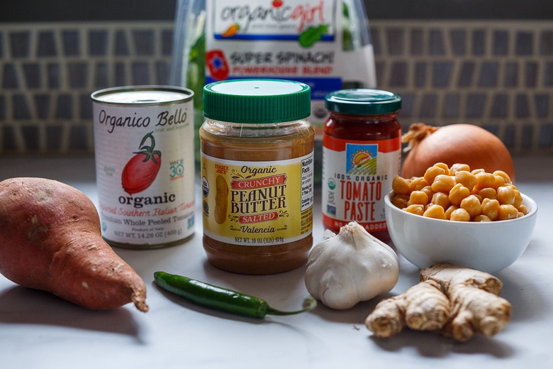 Ingredients in Peanut Soup