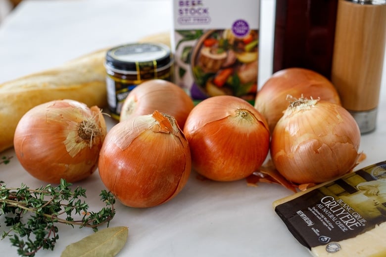 ingredients in French onions soup 