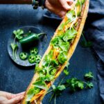 How to make the most delicious, atuthentic Vietnamese Banh Mi Sandwich - fresh, light, complex and flavorful with lots of umami goodness, made with your choice of tofu, mushrooms, chicken or pork and simple pantry ingredients. Vegan-adaptable.