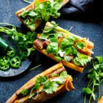 How to make the most delicious, atuthentic Vietnamese Banh Mi Sandwich - fresh, light, complex and flavorful with lots of umami goodness, made with your choice of tofu, mushrooms, chicken or pork and simple pantry ingredients. Vegan-adaptable.