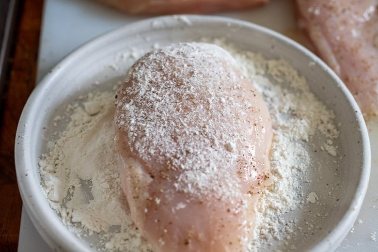 seasoning the chicken breast