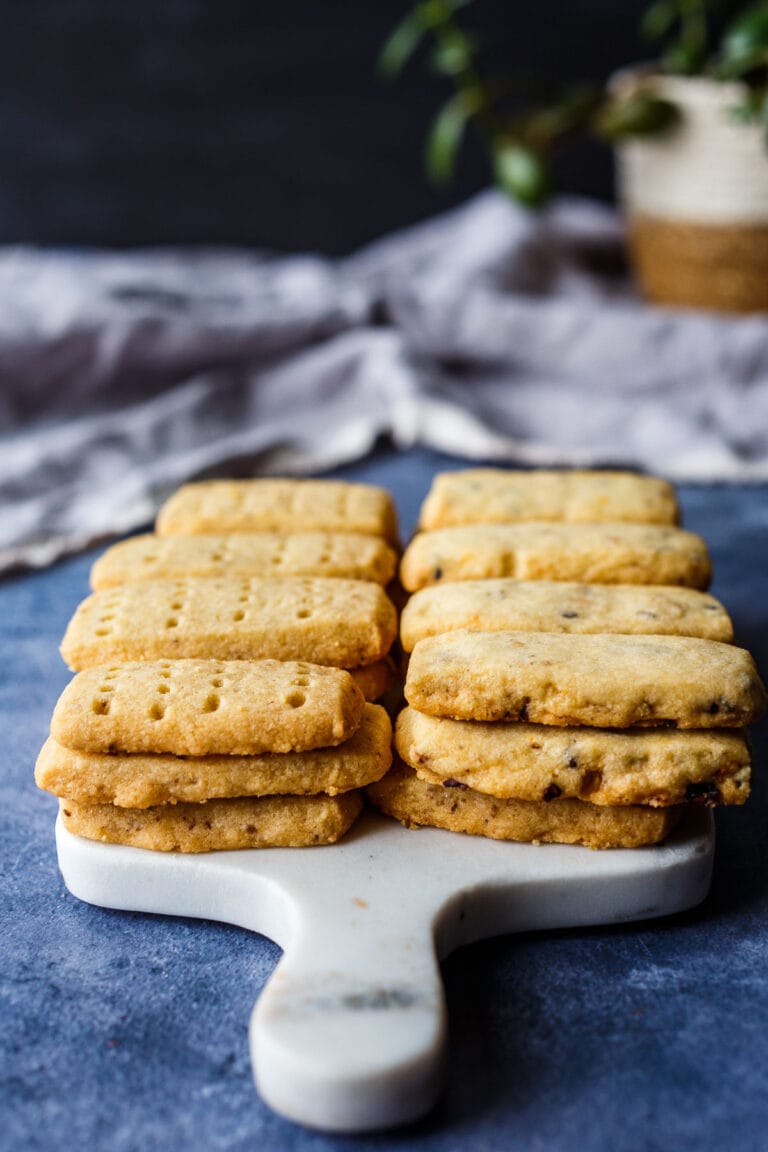Perfect Shortbread Cookies- buttery, crisp and divinely delicious, easily made with just a few simple ingredients.