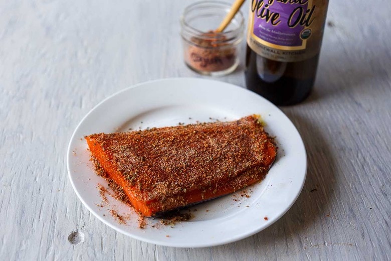 spice rubbed salmon