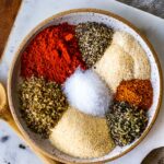 This flavorful Cajun Seasoning Recipe is made from basic pantry spices- easy to make in just 5 minutes!  Customize your own savory zesty spice blend that is more flavorful than store-bought!