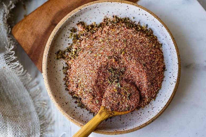 cajun spices mixed together in a bowl