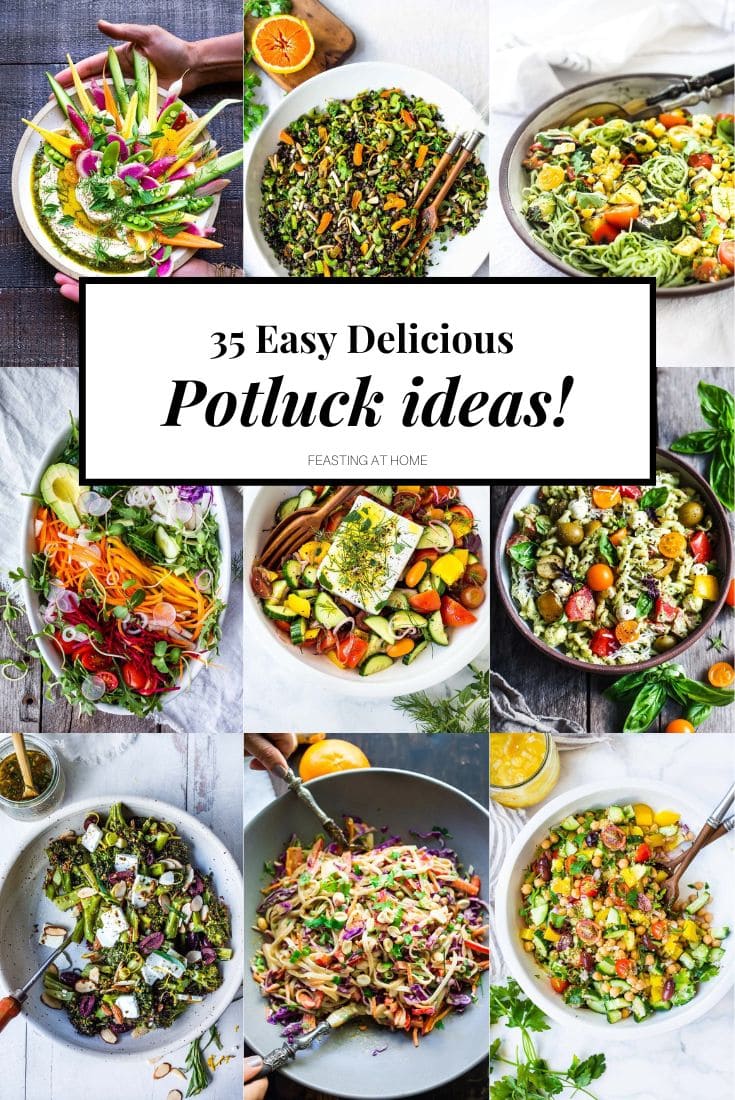 35 Best PotLuck Ideas! A collection of some of our most popular tried and true recipes, loaded with delicious comforting flavors that appeal to all ages.