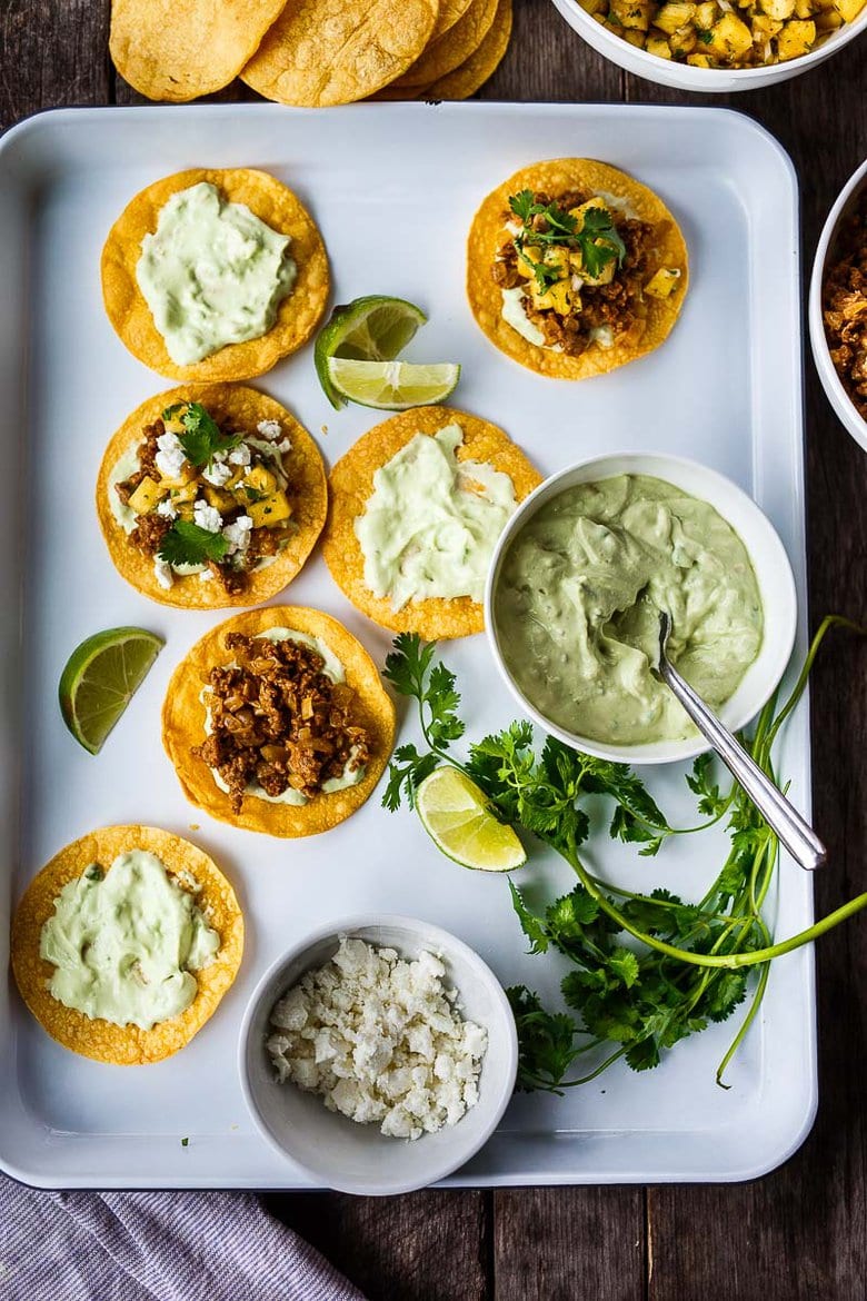 making tostados