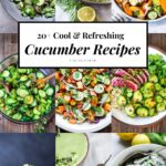 Here is a collection of our favorite Cucumber Recipes to try this summer! Crisp, cooling and refreshing cucumbers are low in calories and delicious in many things! 