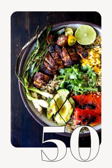 Fire up the grill with our 50 Best Grilling Recipes from around the world.  Many of these grilling ideas are fast and easy enough for weeknight dinners, and many are vegetarian, vegan or vegan-adaptable.