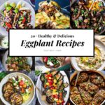 Here are 20 Healthy Eggplant Recipes that are deeply flavorful with the most succulent perfectly cooked eggplant! Whether you are looking for grilled eggplant recipes, vegetarian eggplant recipes, eggplant curries and stirfries, baked eggplant, or salads and sandwiches with eggplant, you'll find delicious inspiration here!