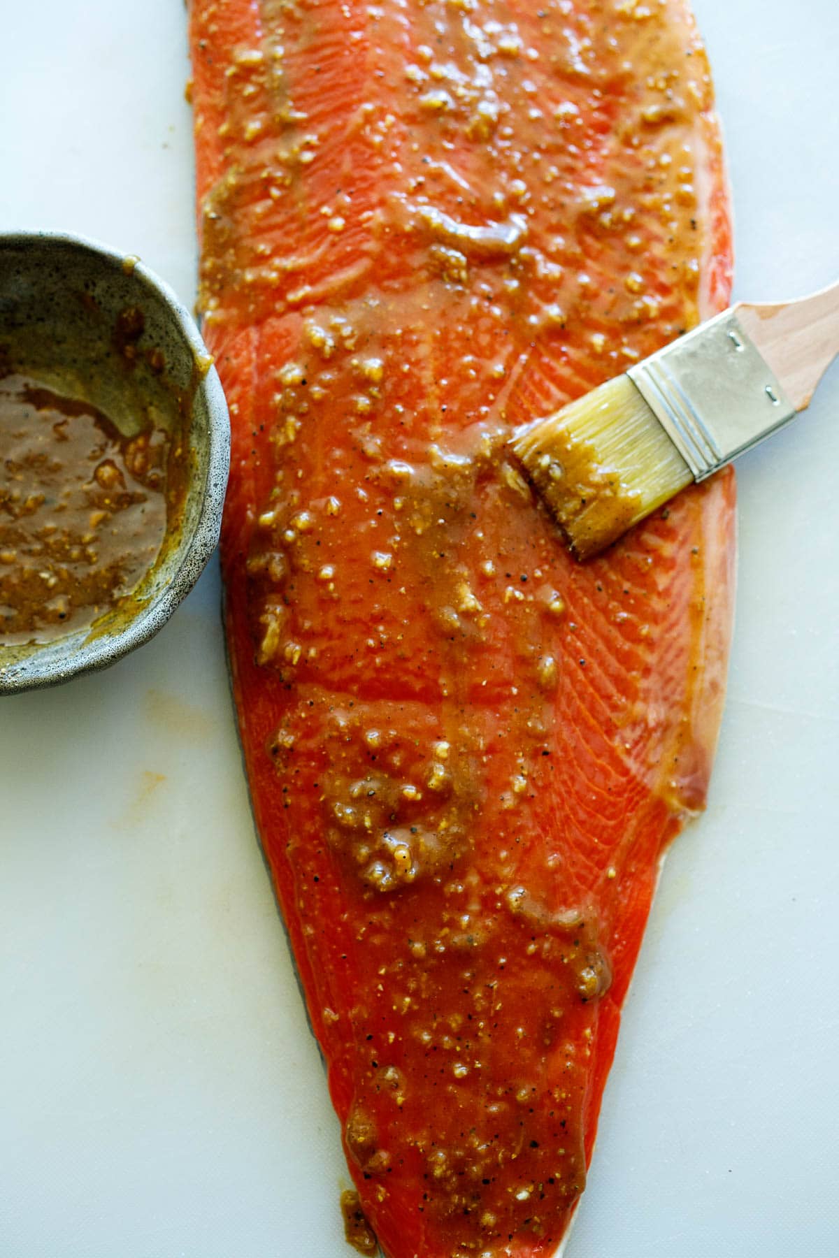 how to grill whole salmon filet with skin on