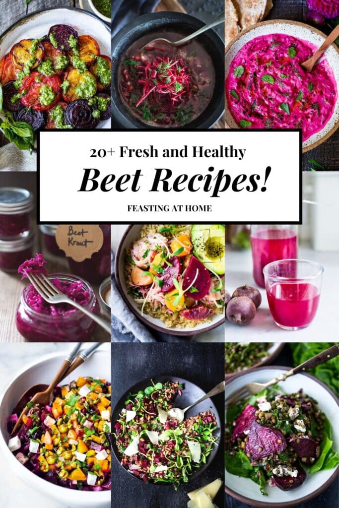 Our most popular Beet Recipes - beet salads, beet appetizers, beet soups and beet dinner recipes- all in one place!
