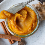 Homemade Pumpkin Butter made from scratch with fresh pumpkin - simple, healthy and delicious with many ways to use it! Vegan.