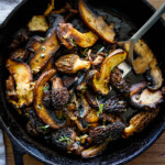 These simple Sautéed Mushrooms can transform even the humblest of meals into a feast! Quick, easy and full of nutrients, a delicious healthy side dish that pairs with many things!