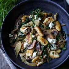 Roasted Gnocchi with Caramelized Shallot Sauce