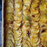 These easy Scalloped Potatoes are made with simple ingredients and just 25 minutes of hands-on time, before baking in the oven. Tender and creamy with a golden crispy top, they are perfect for weeknights or the holiday table.