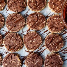 Las galletas de pan de nuez de chocolate