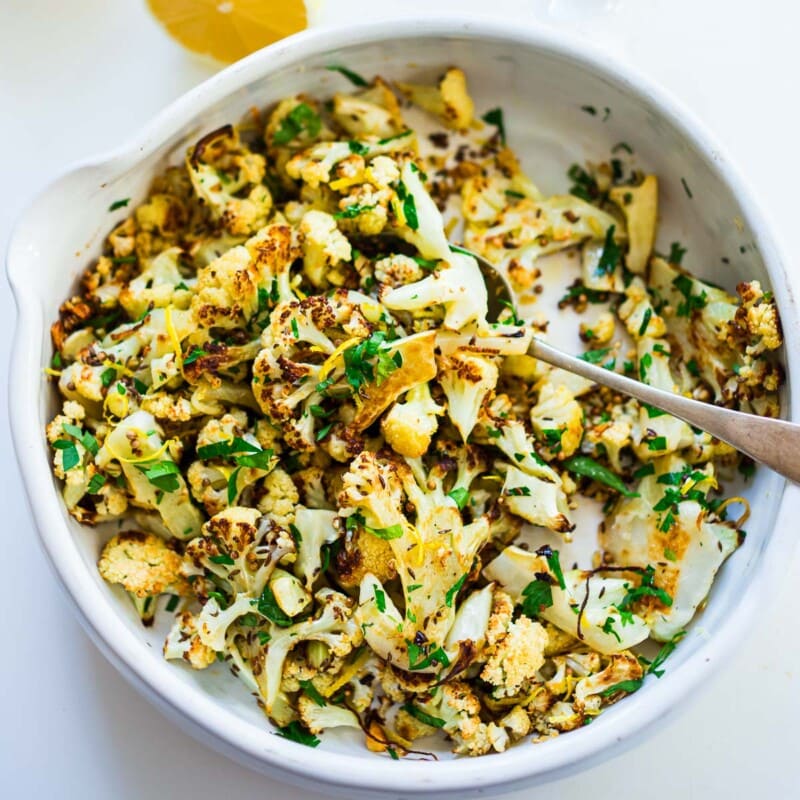 roasted cauliflower recipes