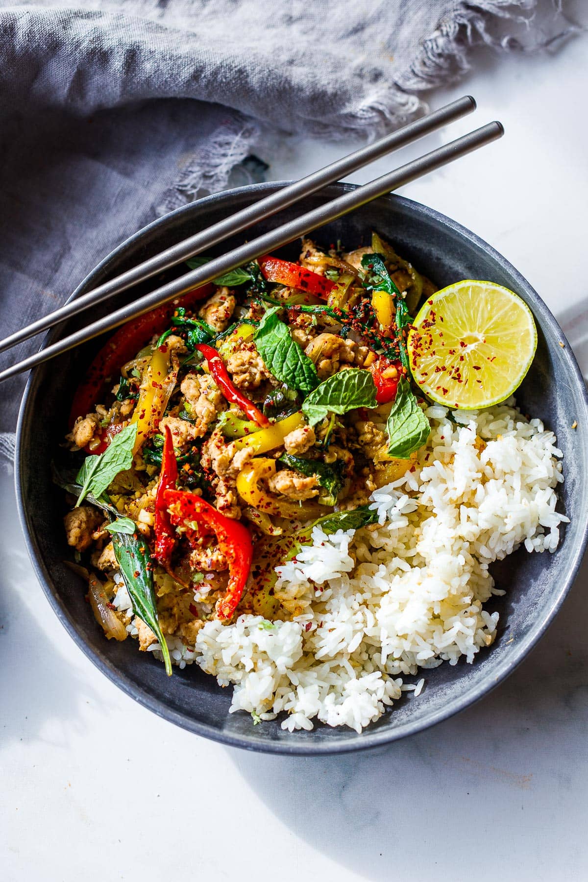 A quick and easy recipe for Lemongrass Chicken that comes together in under 20 minutes, a flavorful Vietnamese- inspired dinner, perfect for busy weeknights.