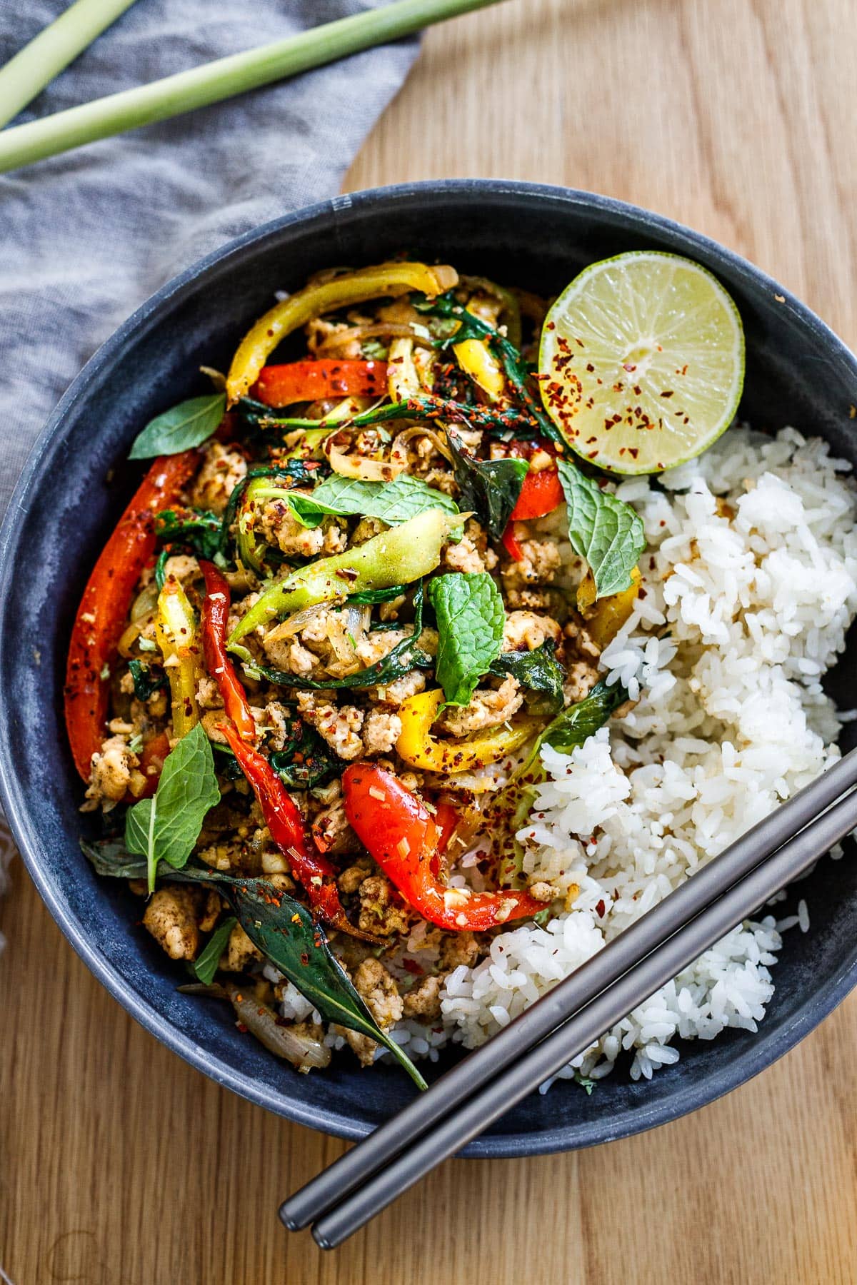 Here's a quick and easy recipe for Lemongrass Chicken that comes together in under 20 minutes, a flavorful Vietnamese- inspired dinner, perfect for busy weeknights.