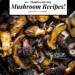 Calling all mushroom lovers! Here are 40 irresistible mushroom recipes you'll want to make on repeat! All your favorites in one place.