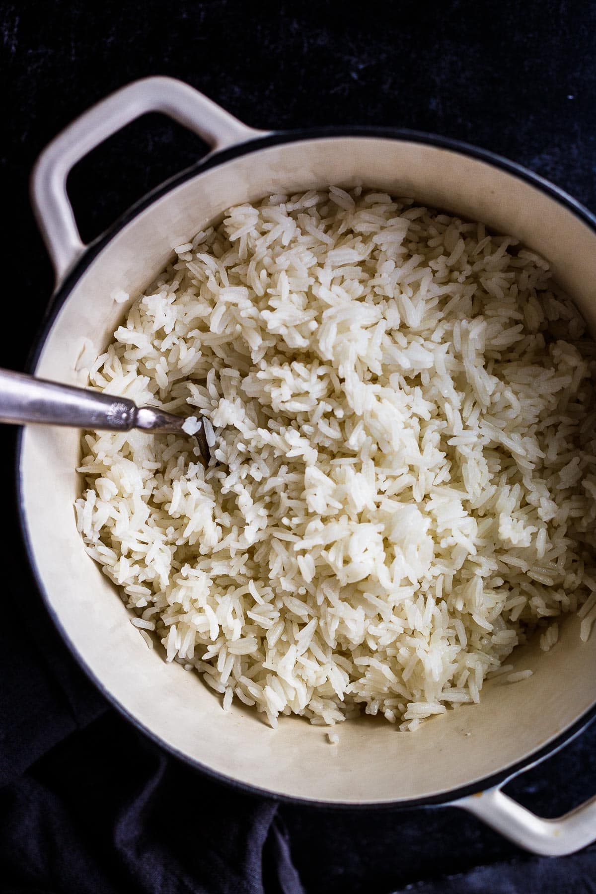 Fluffy fragrant Jasmine Rice.