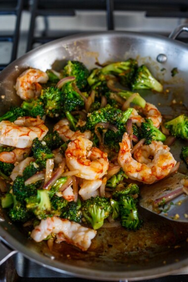 Stir Fry Shrimp and Broccoli | Feasting At Home