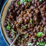 Full of savory flavor, these Cuban Style Black Beans are made with dry black beans and simple seasonings. A healthy side dish that will complement many dishes. The recipe card includes instructions for Stove Top, Instant Pot, and canned beans. Vegan!