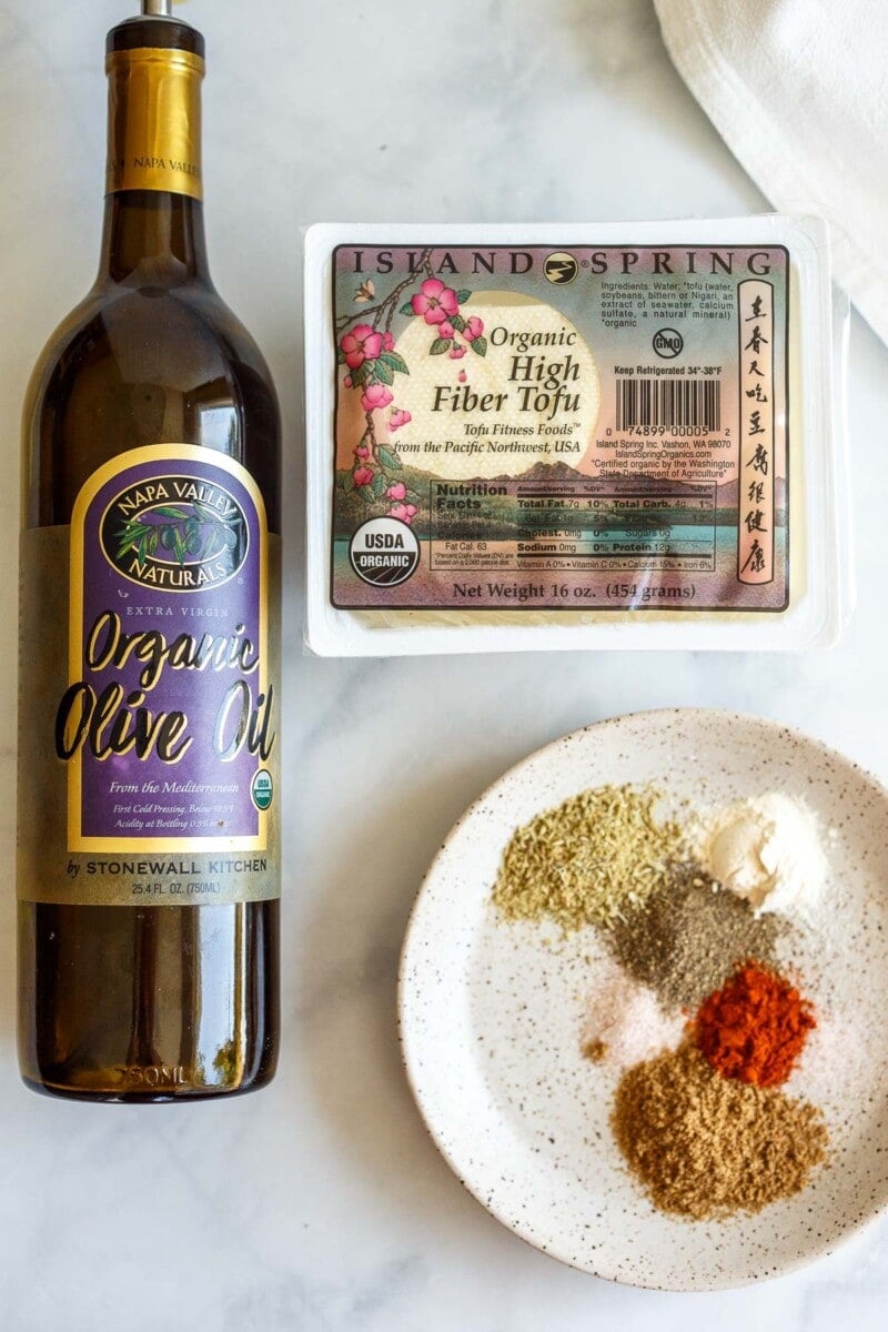 Grilled Tofu Feasting At Home