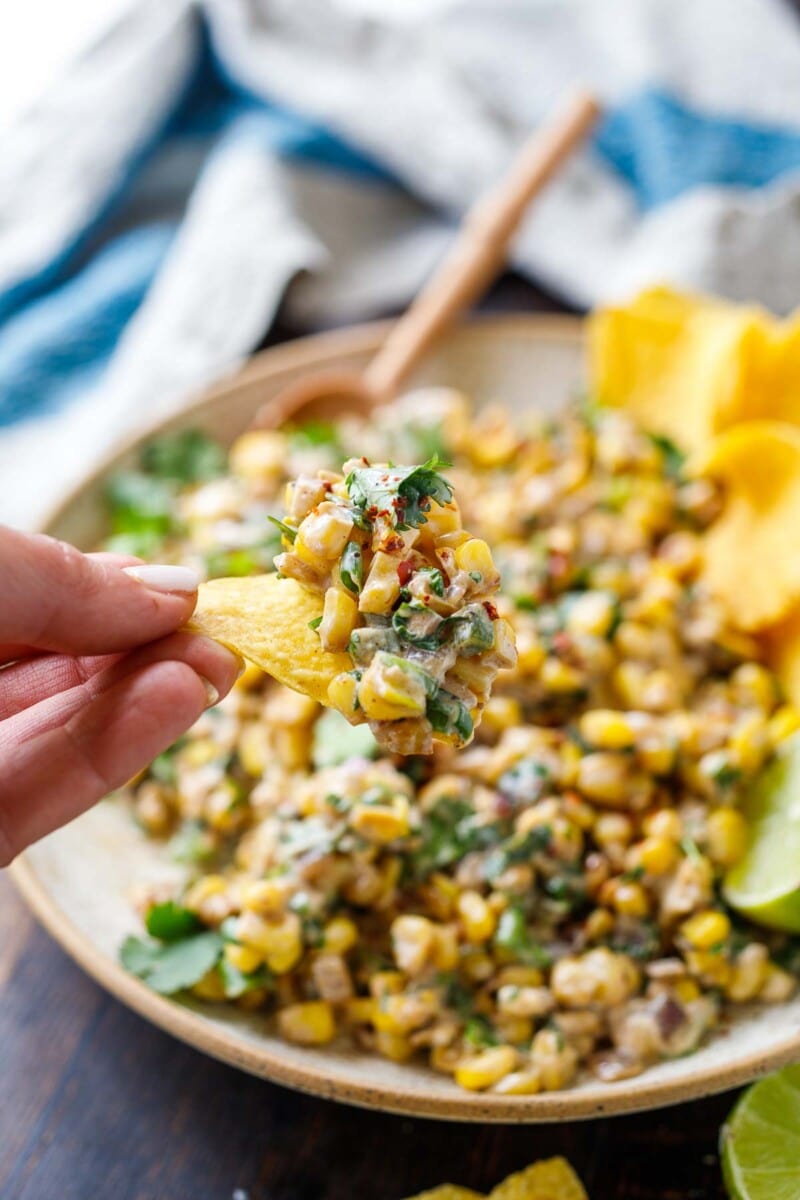 Mexican Corn (Esquites) | Feasting At Home