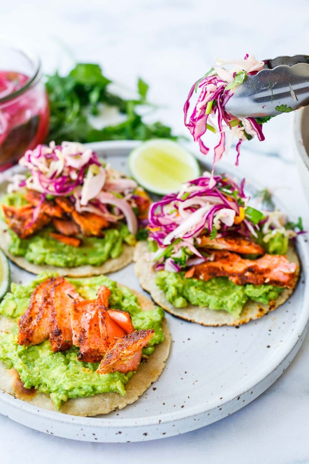 Salmon Tacos | Feasting At Home