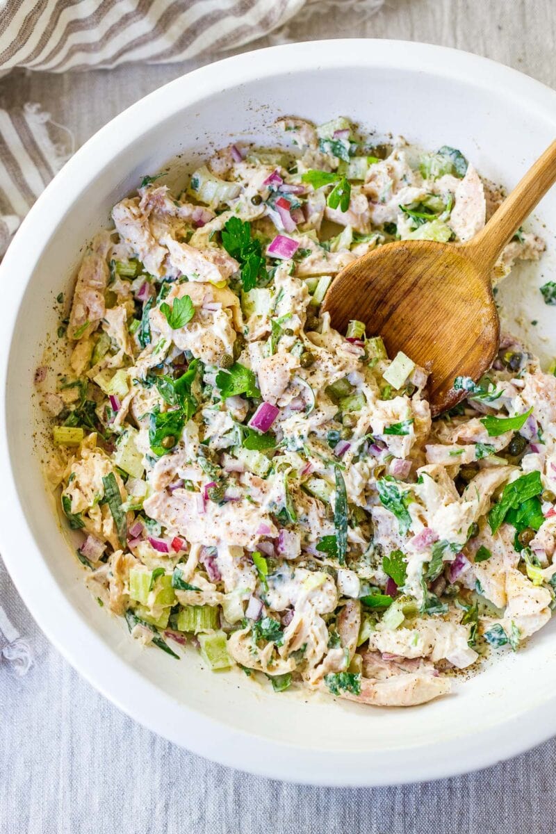 Classic Chicken Salad | Feasting At Home