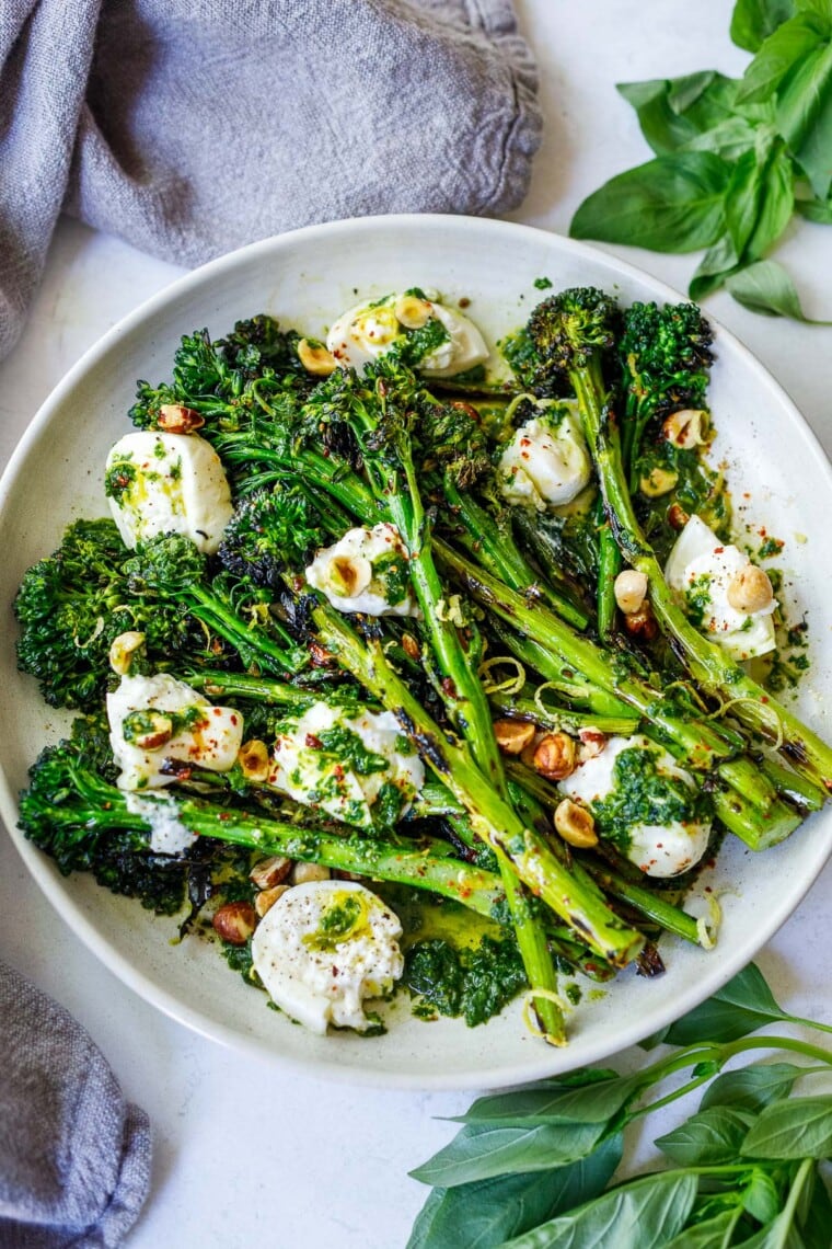 Grilled Broccolini Feasting At Home