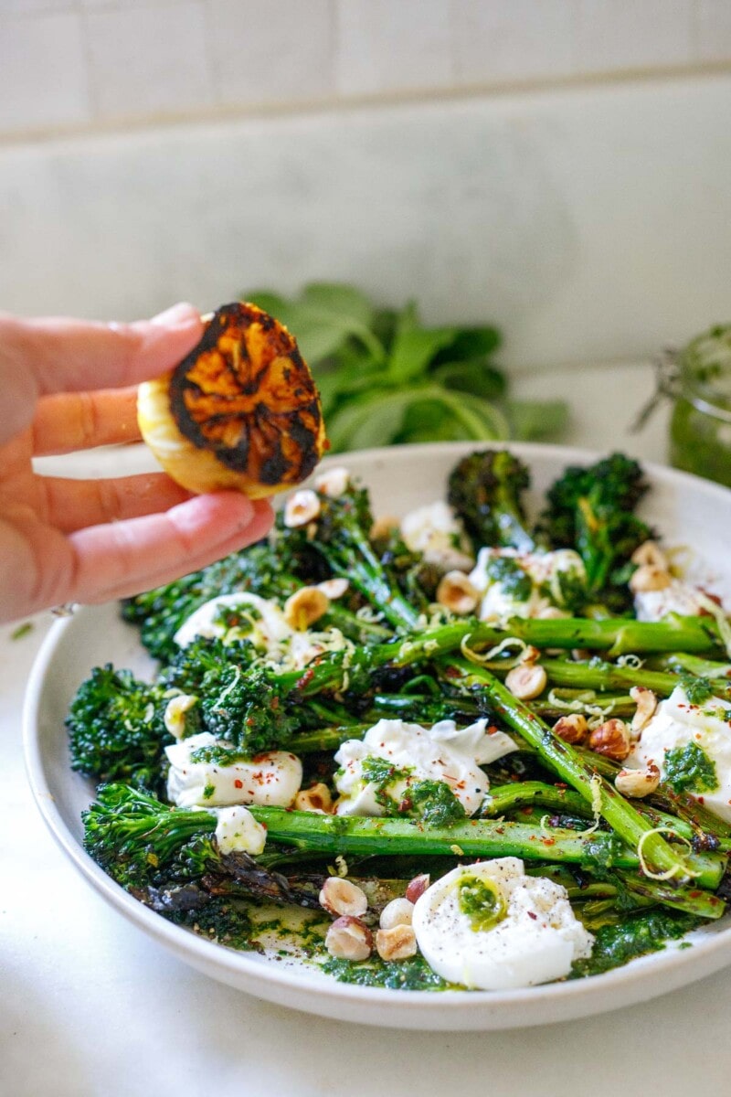 Grilled Broccolini Feasting At Home