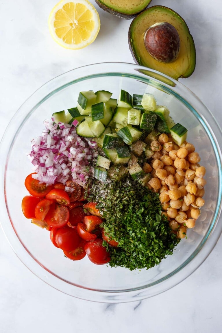 Chickpea Salad | Feasting At Home