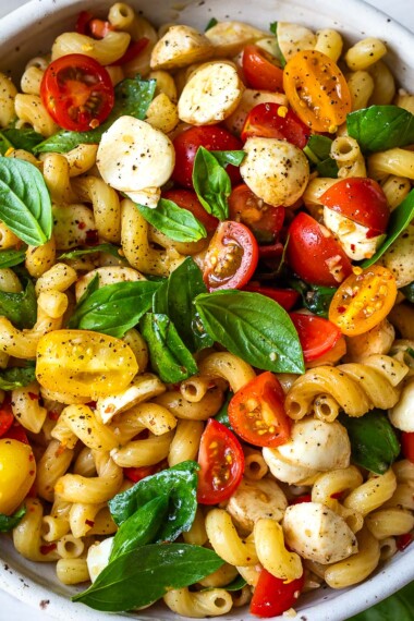 Caprese pasta salad recipe