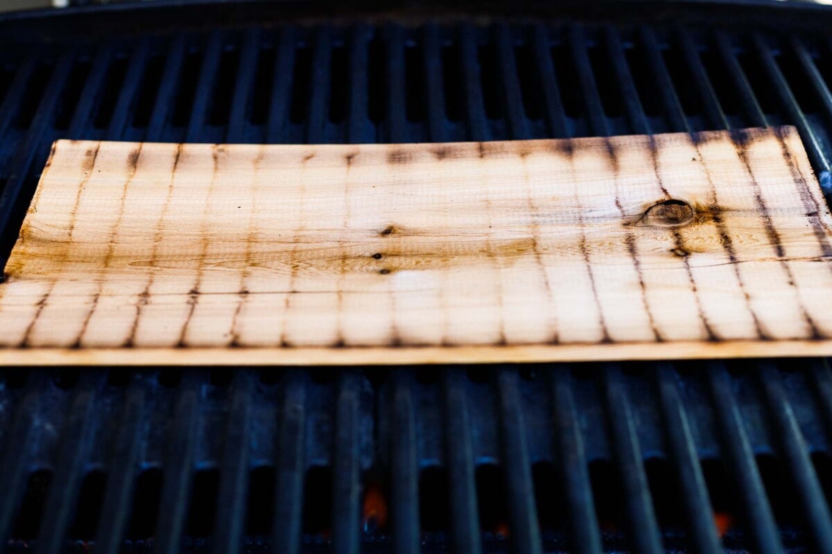 grilled cedar plank
